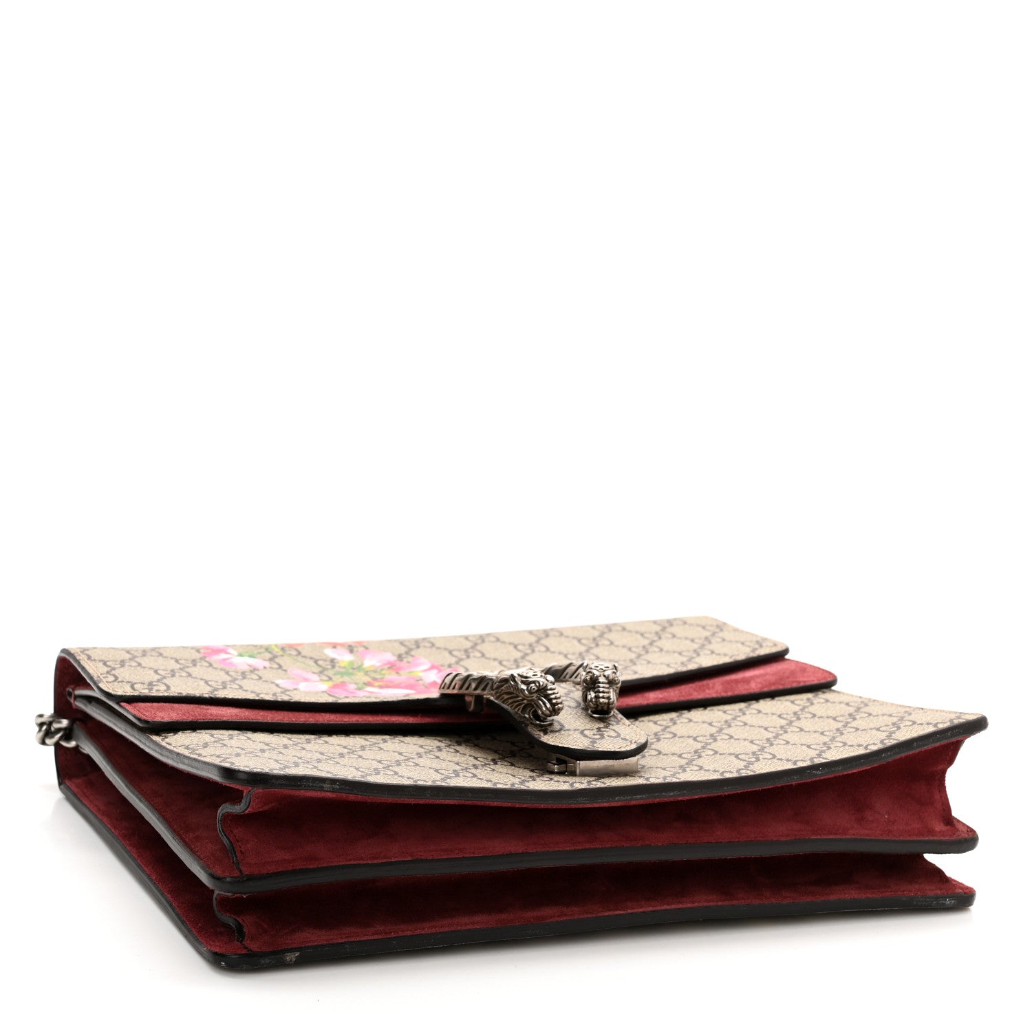 Gucci GG Supreme Monogram Blooms Medium Dionysus Shoulder Bag Beige Multicolor Dry Rose 4 of 12