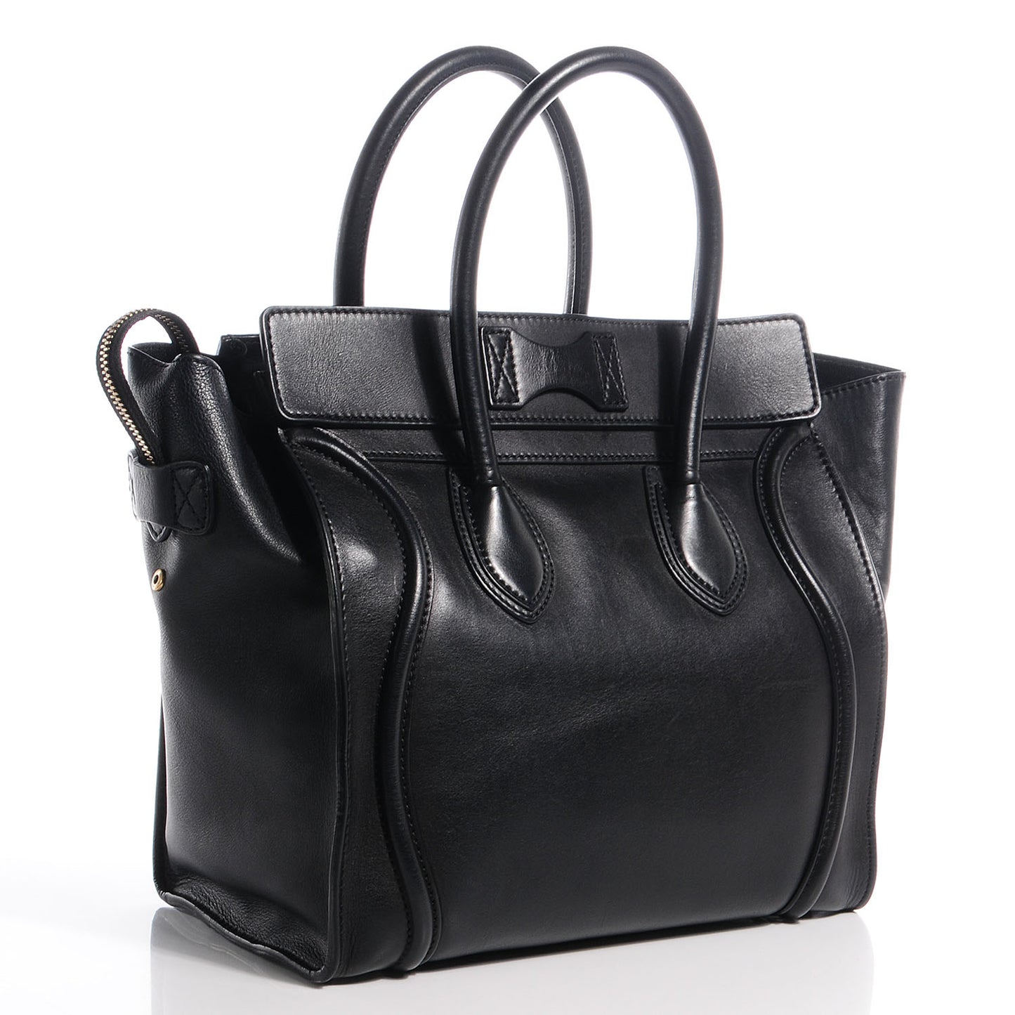 Smooth Calfskin Mini Luggage Black