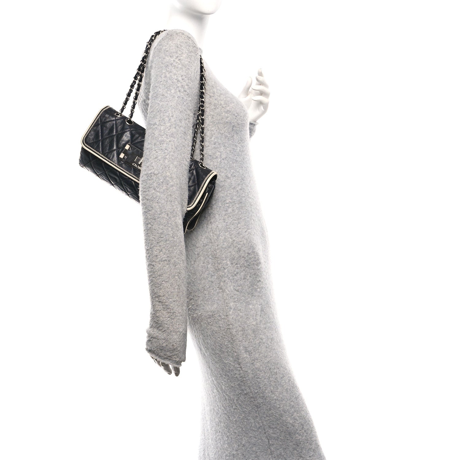 Chanel Lambskin East West Mademoiselle Flap Black 1809686