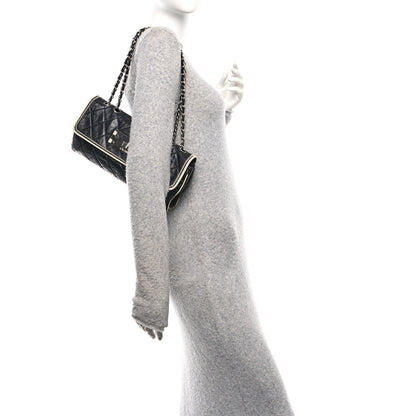 Chanel Lambskin East West Mademoiselle Flap Black 2 of 12
