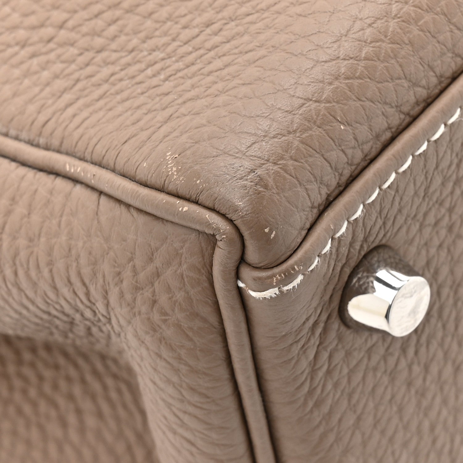 Hermes Togo Kelly Retourne 28 Etoupe 11 of 14