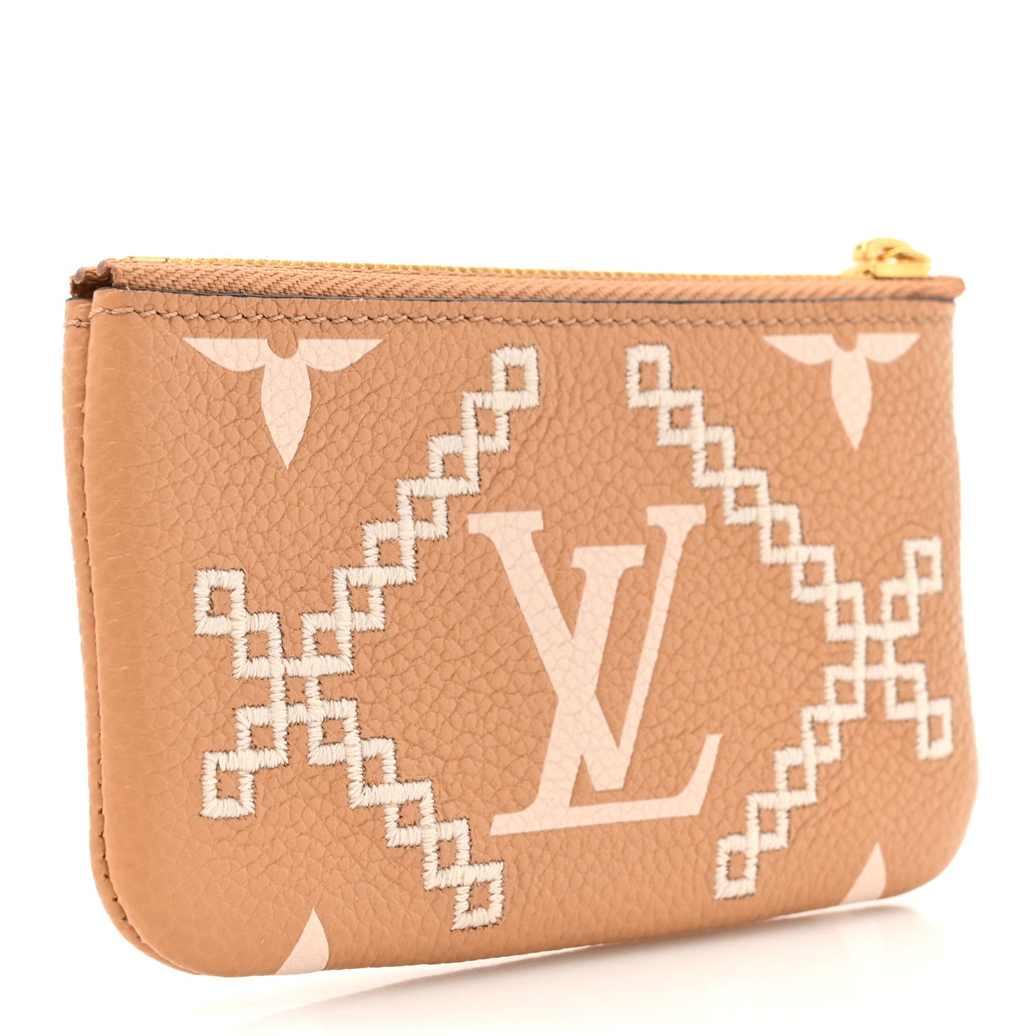 Louis Vuitton Empreinte Monogram Giant Broderies Key Pouch Arizona 3 of 7