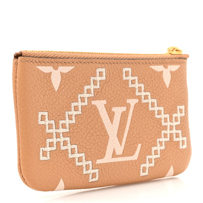 Louis Vuitton Empreinte Monogram Giant Broderies Key Pouch Arizona 3 of 7