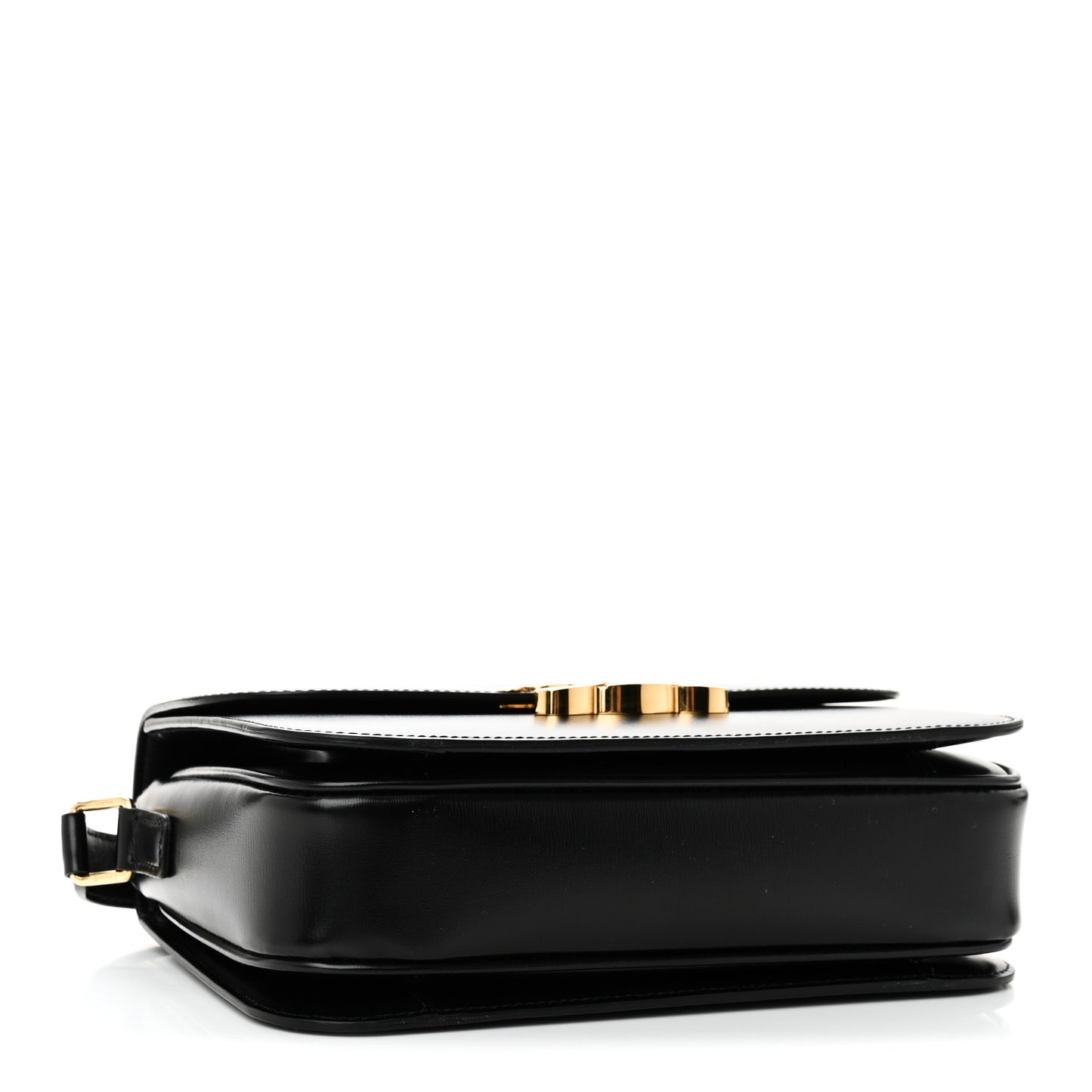 Shiny Calfskin Medium Triomphe Black