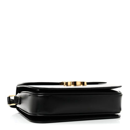 Celine Shiny Calfskin Medium Triomphe Black 4 of 10