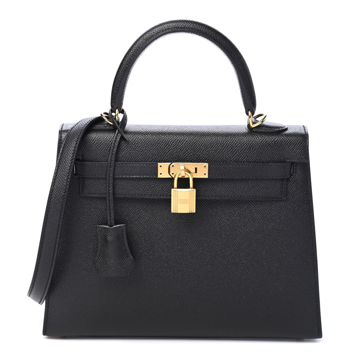 Hermes Epsom Kelly Sellier 25 Black 1 of 11
