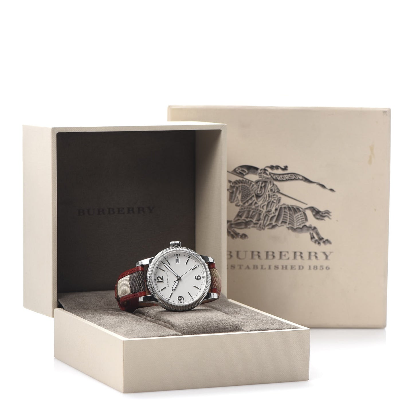 Stainless Steel Calfskin 38mm Utilitarian Quartz Watch BU7842