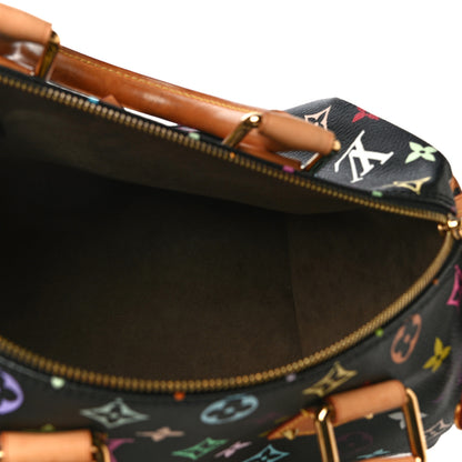 Louis Vuitton Monogram Multicolor Speedy 30 Black 5 of 18