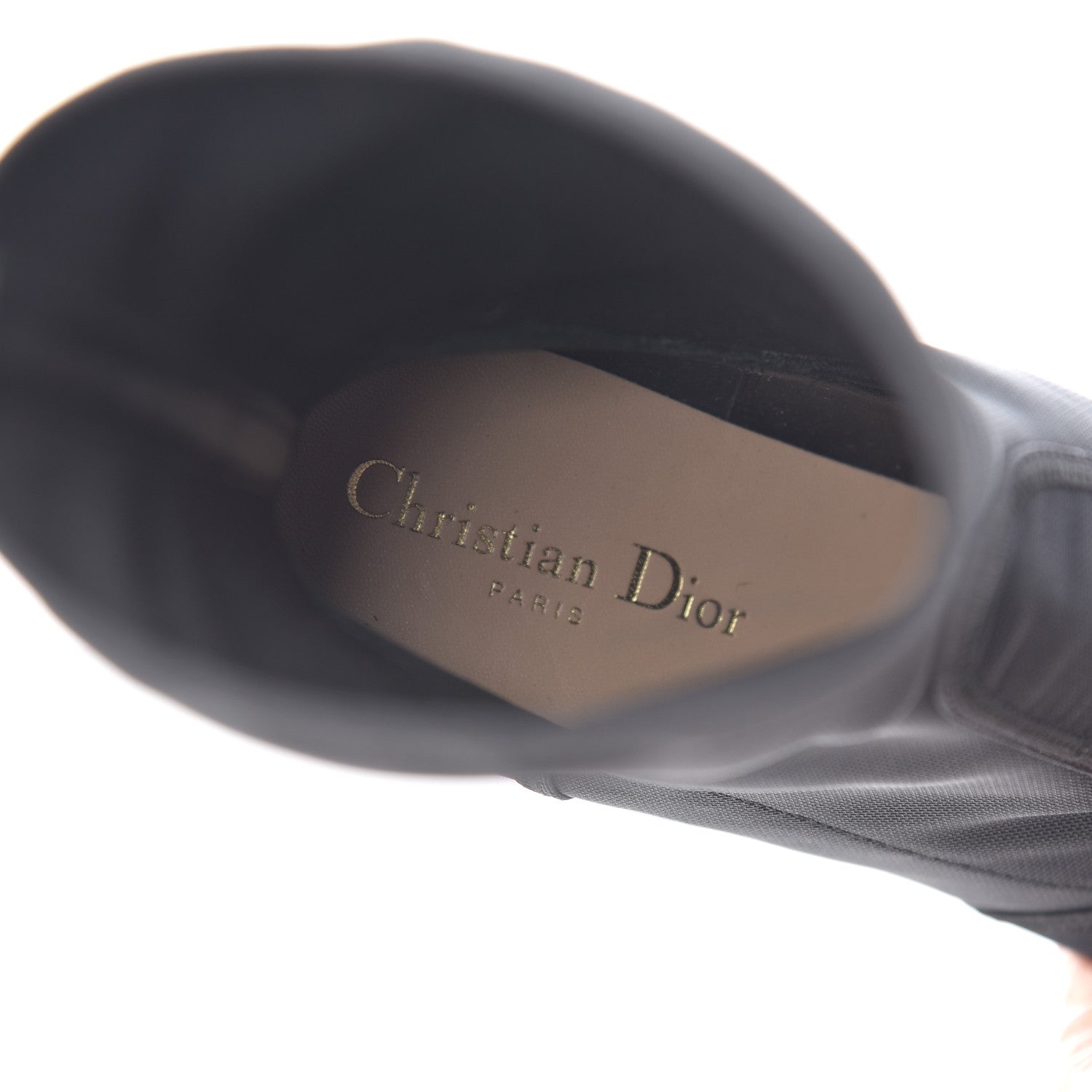Christian Dior Micro Resille Lucite Etoile Boots 39 Black 6 of 14