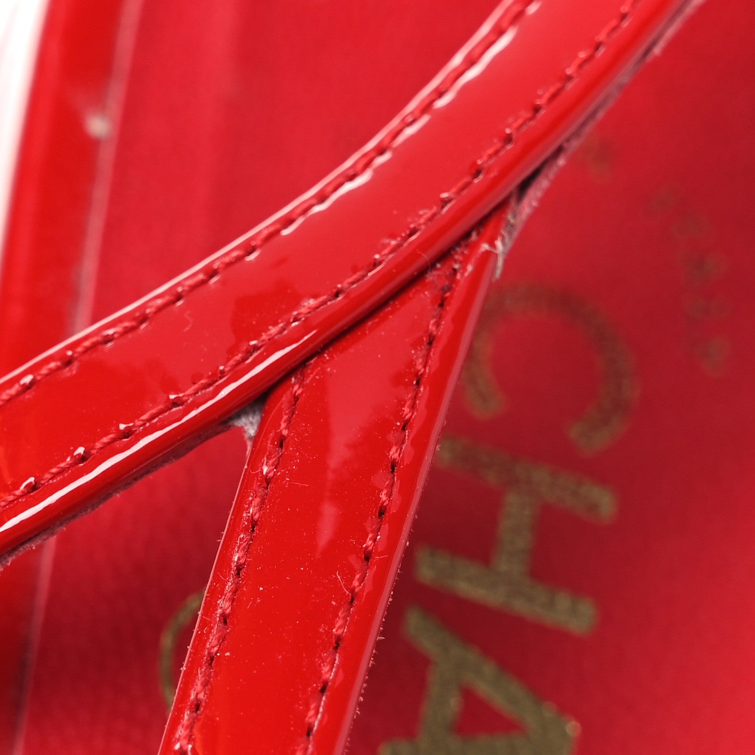 Chanel Patent Calfskin Cap Toe CC Slingback Flats 39 Red Black 13 of 14