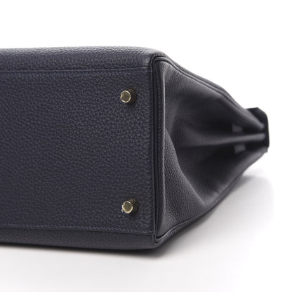 Hermes Togo Kelly Retourne 35 Bleu Nuit 11 of 11