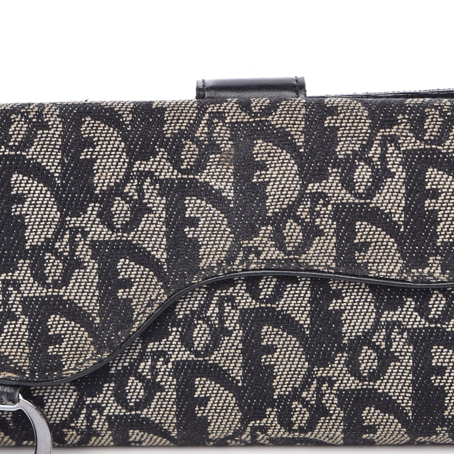 Christian Dior Monogram Charms Continental Wallet Black 9 of 11