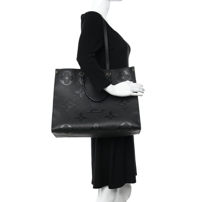 Louis Vuitton Empreinte Monogram Giant Onthego GM Black 2 of 8