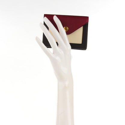 Celine Smooth Calfskin Pocket Card Holder Dark Rust 2 of 7