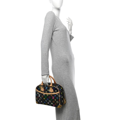 Louis Vuitton Monogram Multicolor Trouville Black 2 of 9