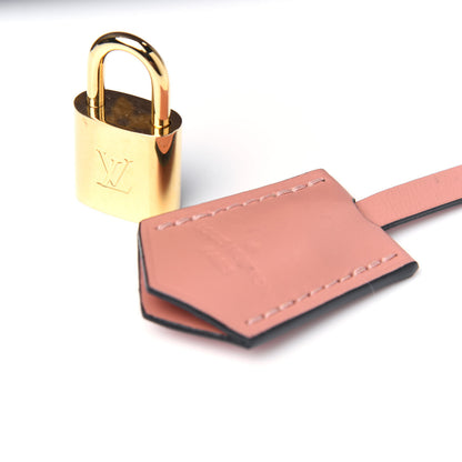 Louis Vuitton Monogram Braided Montaigne BB Coquelicot Creme Safran Peach 9 of 10