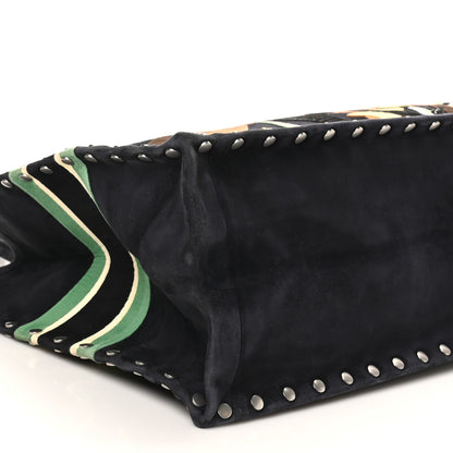 Christian Dior Suede Large L'Air Book Tote Black 9 of 12