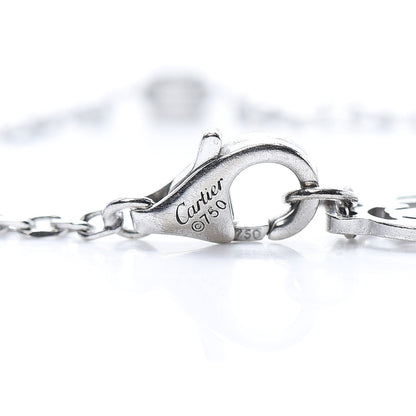 Cartier 18K White Gold Diamond SM D'Amour Bracelet 4 of 5