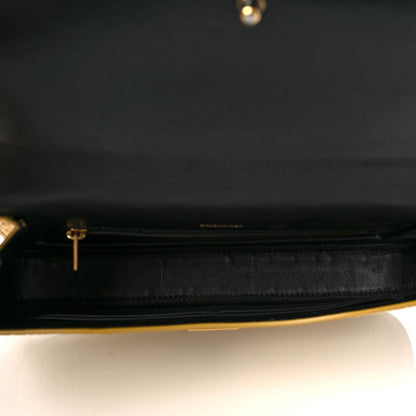 Balenciaga Metallic Calfskin Crocodile Embossed Ghost Sling Bag Gold 5 of 9