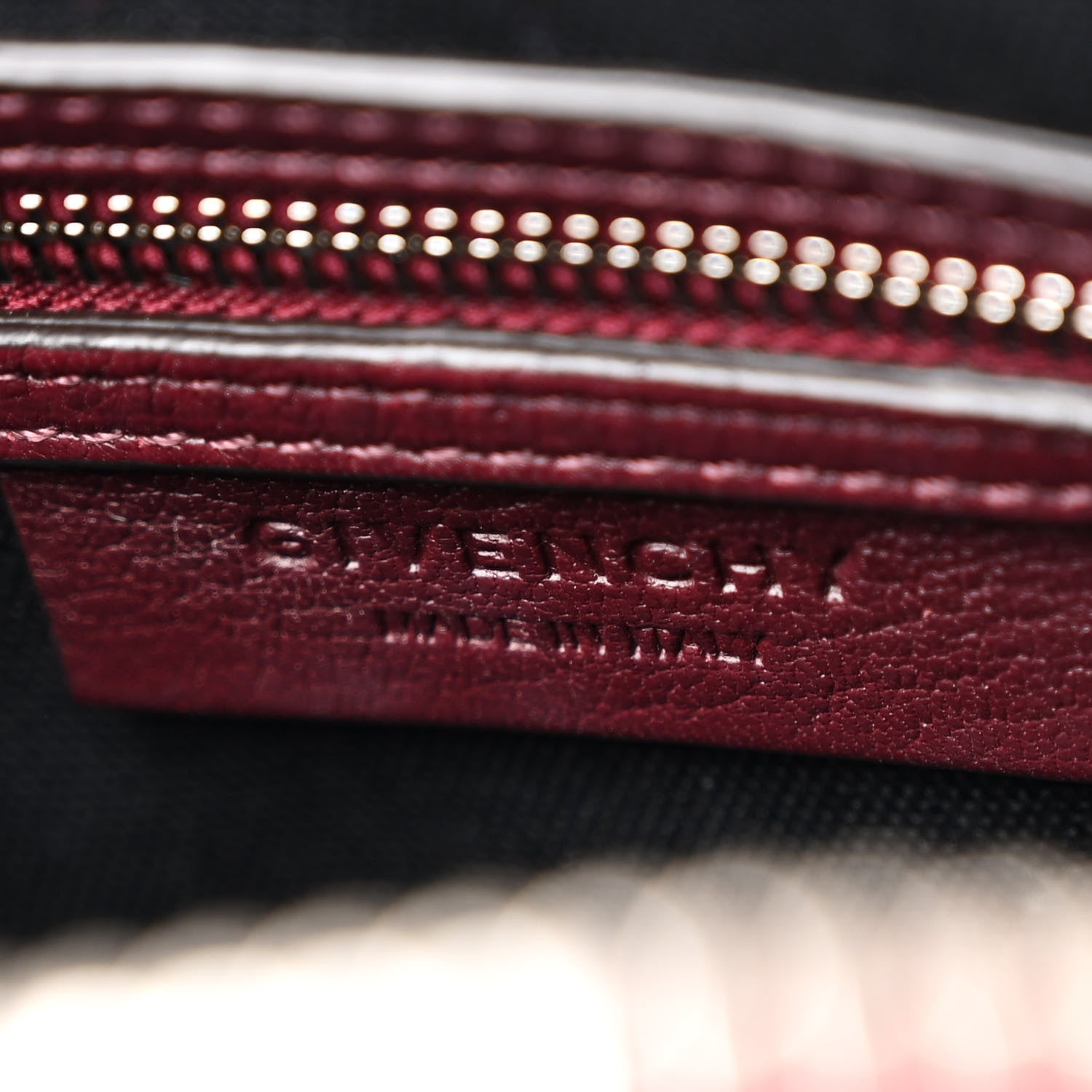 Givenchy Sugar Goatskin Mini Antigona Oxblood 6 of 10