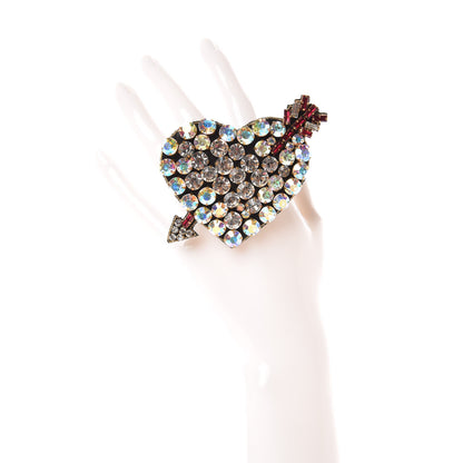 Gucci Web Crystal Heart Bracelet 2 of 5