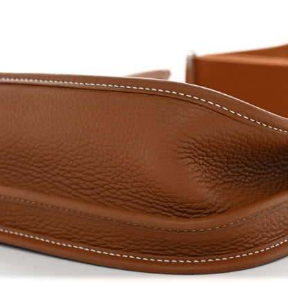 Hermes Taurillon Clemence Evelyne III PM Gold 10 of 11