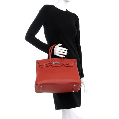 Hermes Togo Birkin 35 Rouge Casaque 2 of 30