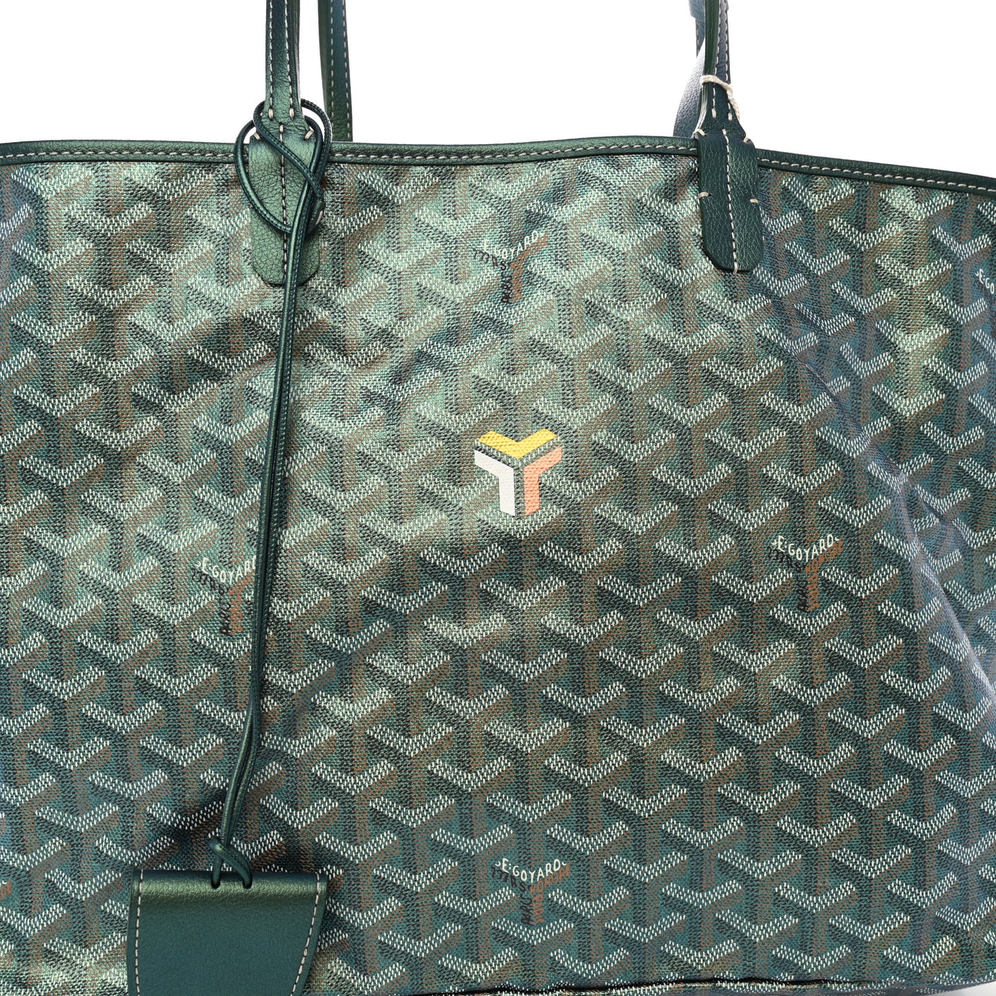 Iridescent Goyardine Saint Louis PM Pearly Green