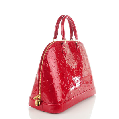 Louis Vuitton Vernis Alma MM Pomme D'Amour 3 of 8