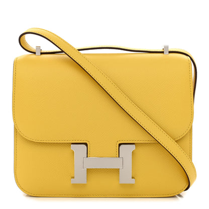 Hermes Epsom Constance 18 Jaune de Naples 3 of 12