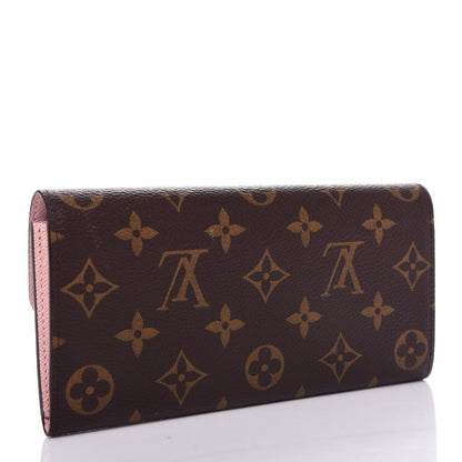 Louis Vuitton Monogram Emilie Wallet Rose Ballerine 3 of 8