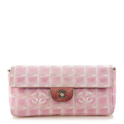 Chanel Nylon Travel East West Flap Pink 1 of 10