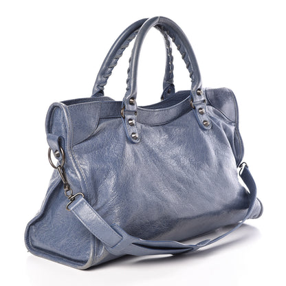 Balenciaga Agneau Classic Hardware City Bleu Persan 4 of 14