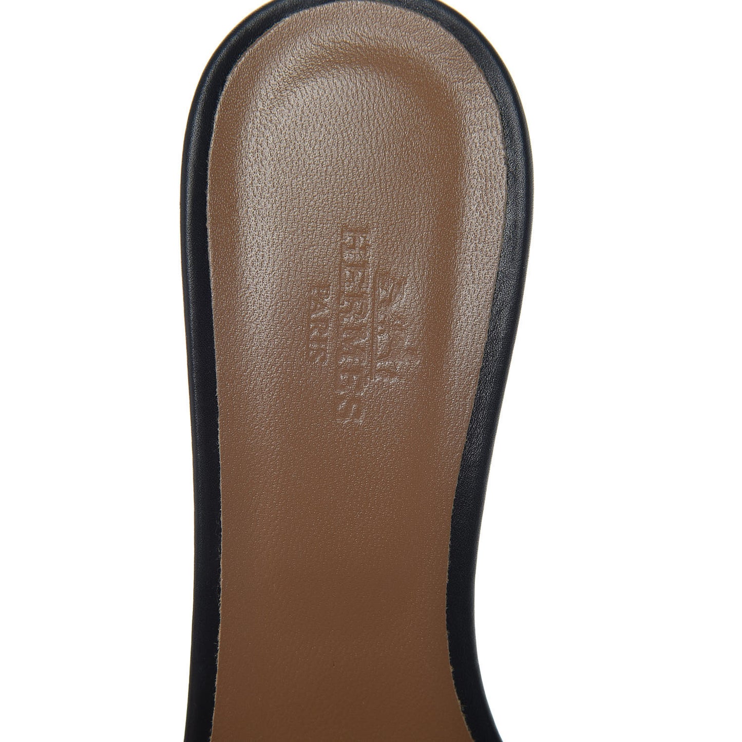 Calfskin Oasis Sandals 36 Black