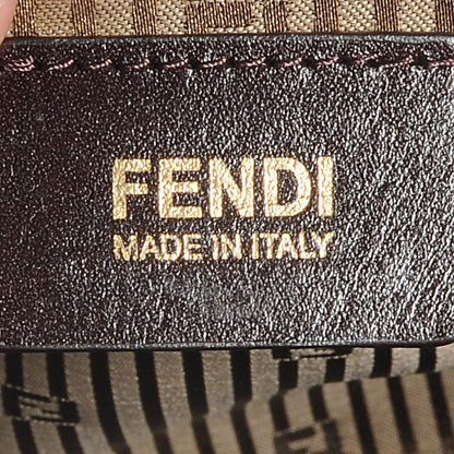 Fendi Zucca Lampo Roll Tote Gold 6 of 7