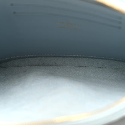 Louis Vuitton Calfskin New Wave Zipped Pochette Porcelain Blue 5 of 13