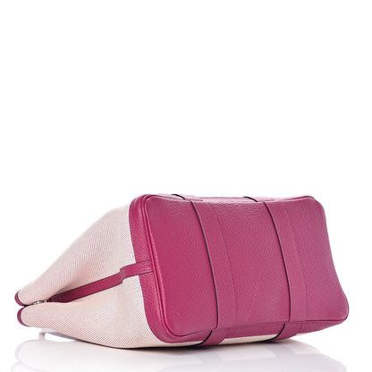 Hermes Toile Negonda Garden Party Tote 36 MM Rose Pourpre 4 of 14