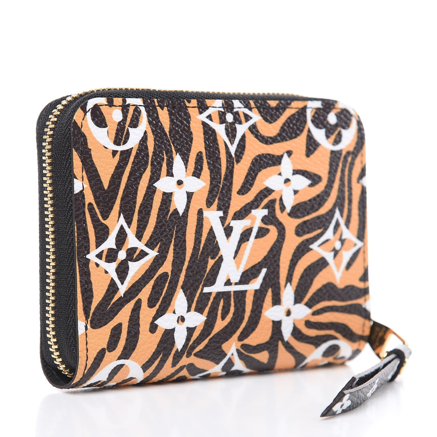 Louis Vuitton Monogram Giant Jungle Zippy Coin Purse Black 3 of 7