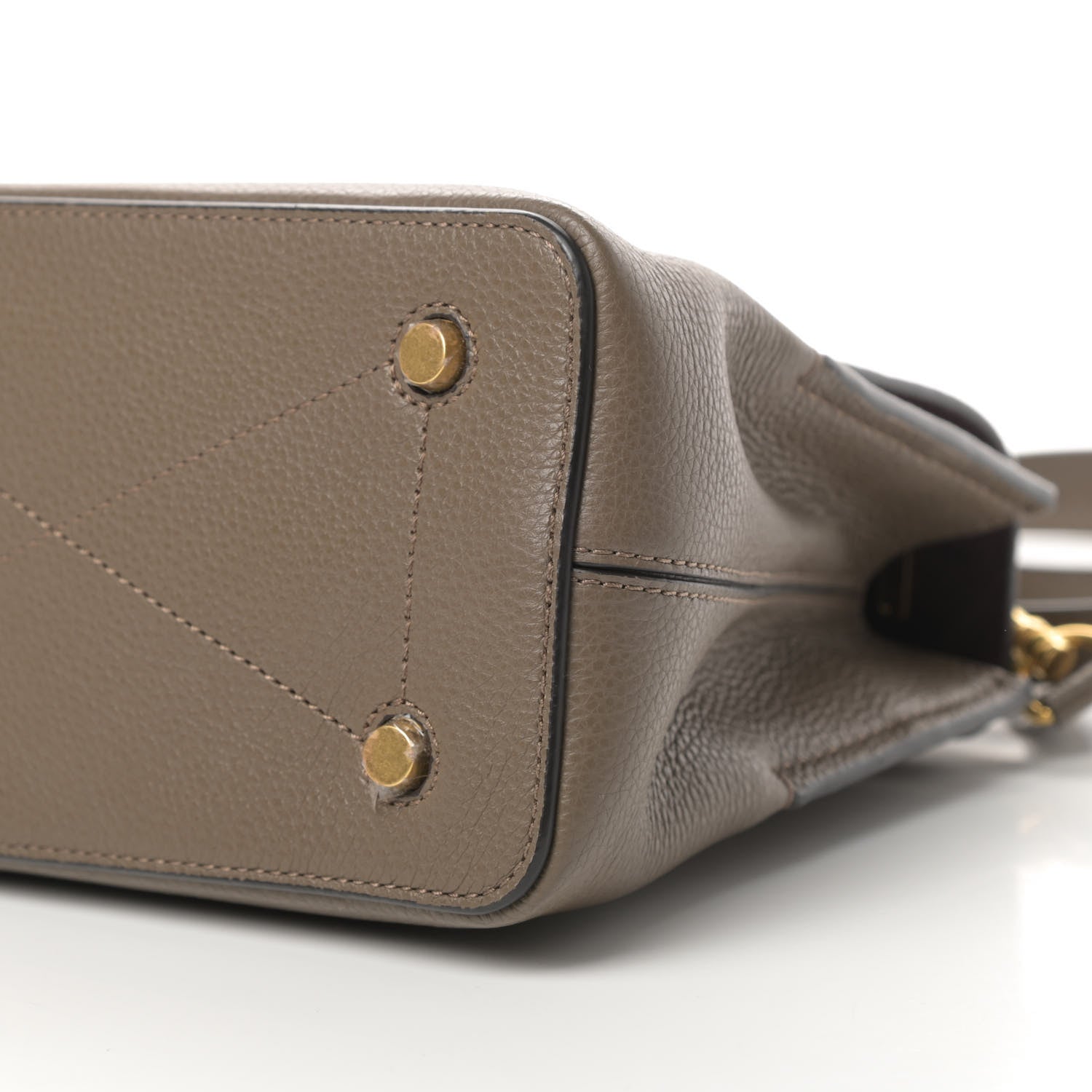 Mulberry Small Classic Grain Calfskin Mini Seaton Clay 10 of 10