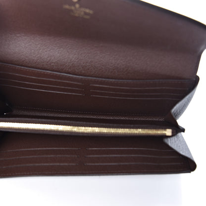 Louis Vuitton Damier Ebene Normandy Wallet Black 5 of 7