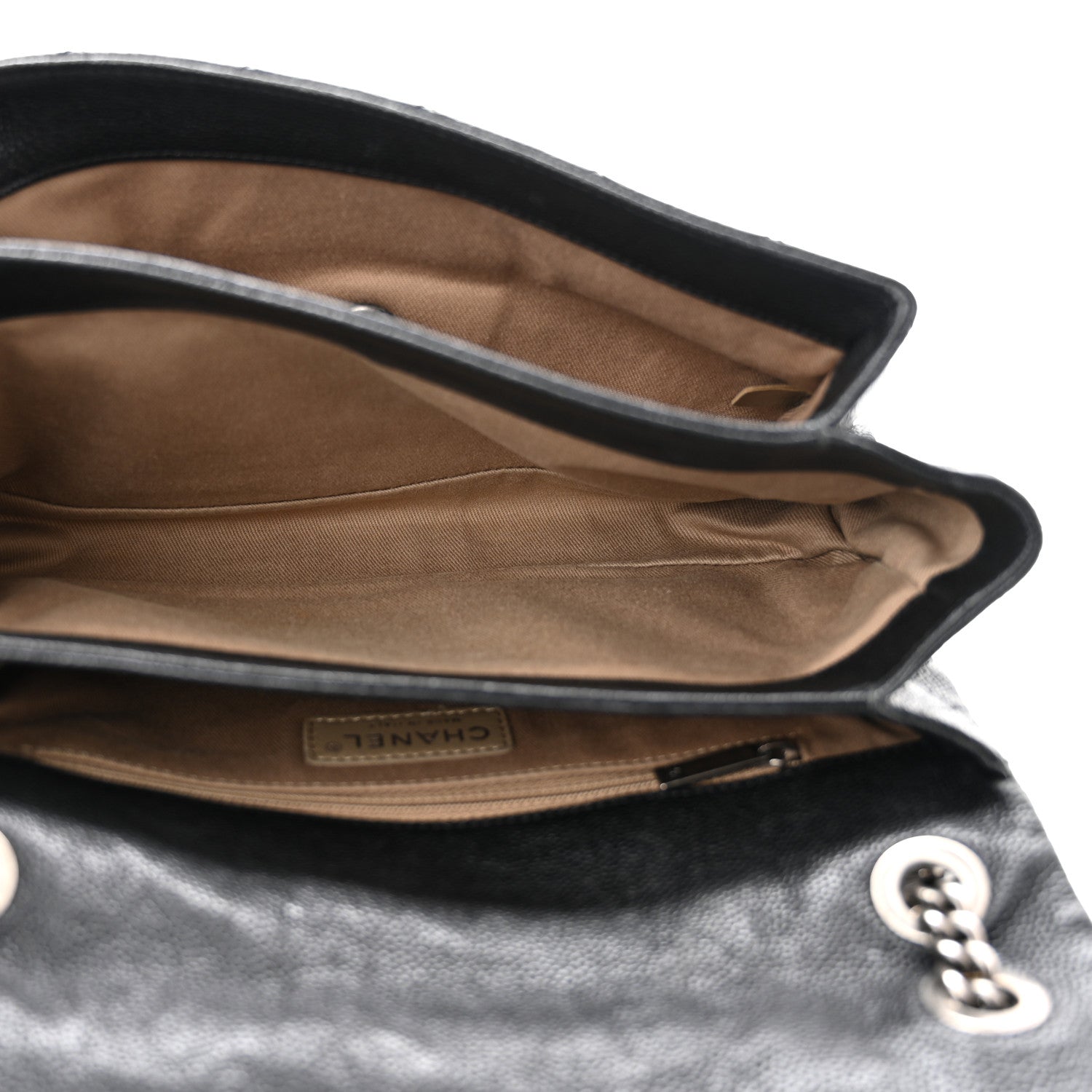 Chanel Caviar Quilted Medium Simply CC Flap Black 5 of 10