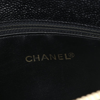 Chanel Caviar Quilted Shoulder Bag Black Black 6 of 13