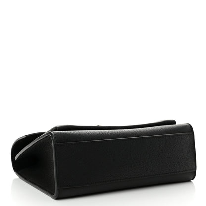 Louis Vuitton Soft Calfskin Mylockme Chain Bag BB Black 4 of 16