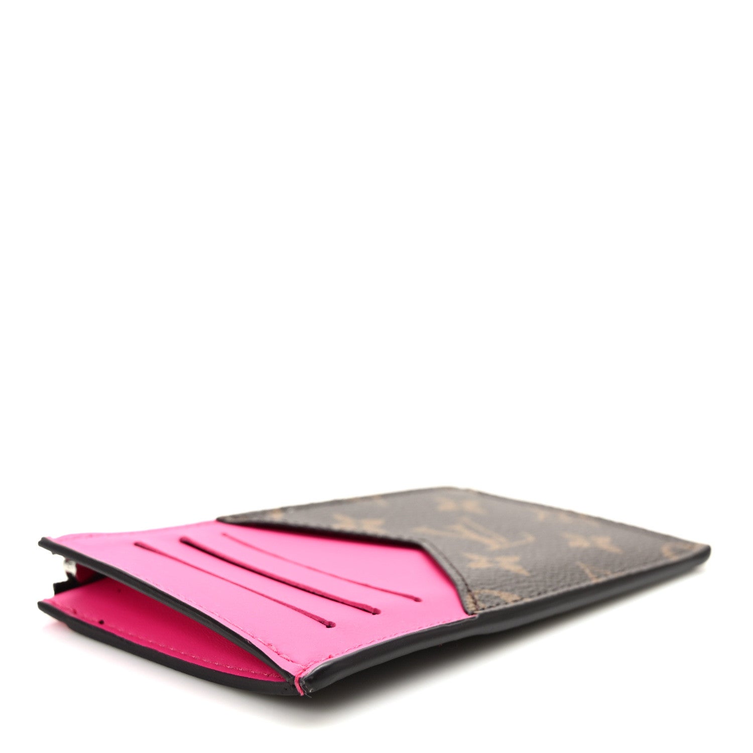 Louis Vuitton Monogram Calfskin Coin Card Holder Rose 4 of 7
