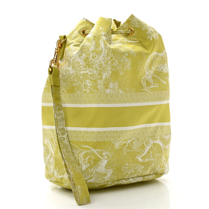 Christian Dior Technical Fabric Embroidered Toile De Jouy Sauvage DiorTravel Pouch 3 of 10