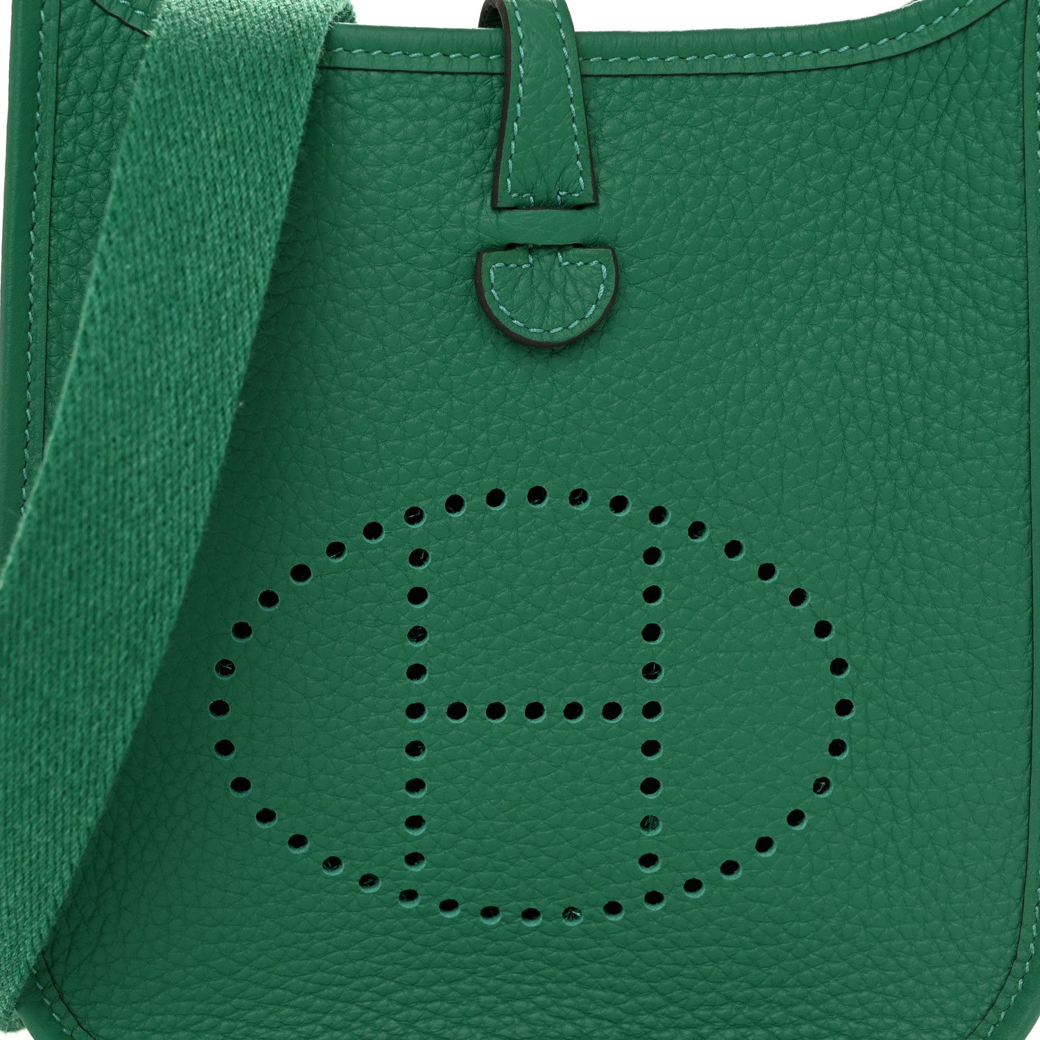 Hermes Taurillon Clemence Evelyne TPM Vert Vertigo 8 of 10