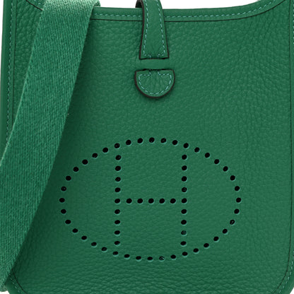 Hermes Taurillon Clemence Evelyne TPM Vert Vertigo 8 of 10