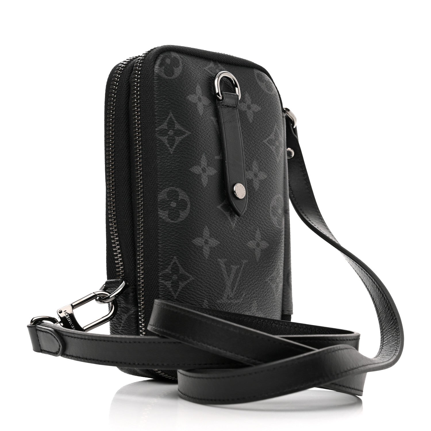 Louis Vuitton Monogram Eclipse Reverse Double Phone Pouch 3 of 9