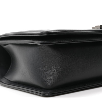 Chanel Calfskin Quilted New Medium Boy Flap Black 9 of 10