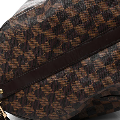 Louis Vuitton Damier Ebene Keepall Bandouliere 55 14 of 19